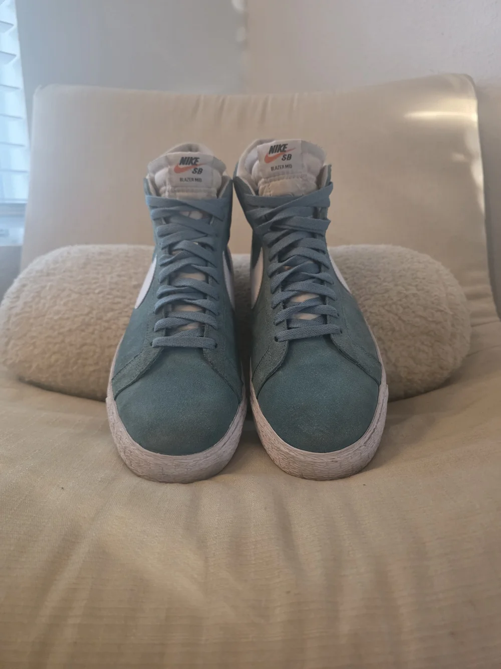 Nike SB Teal Suede High-Top Sneakers